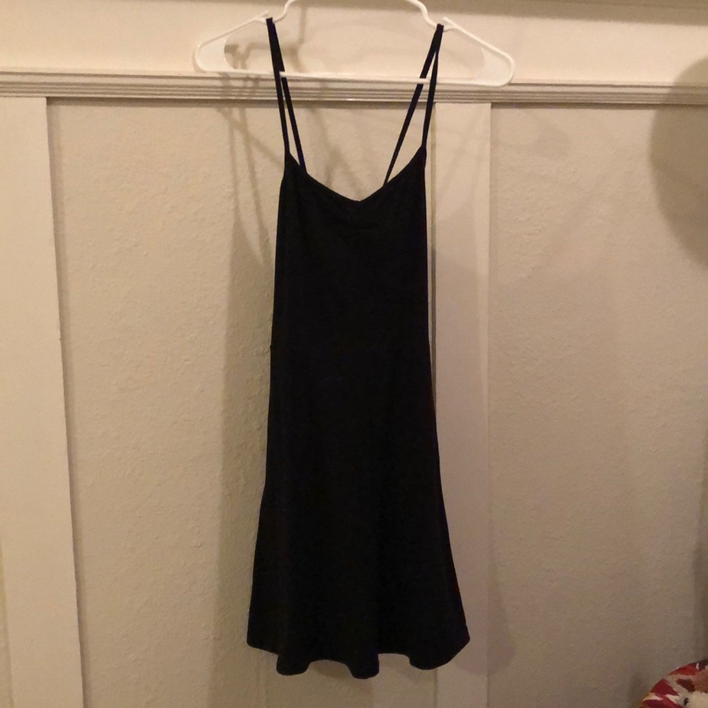 Black criss cross Brandy Melville dress